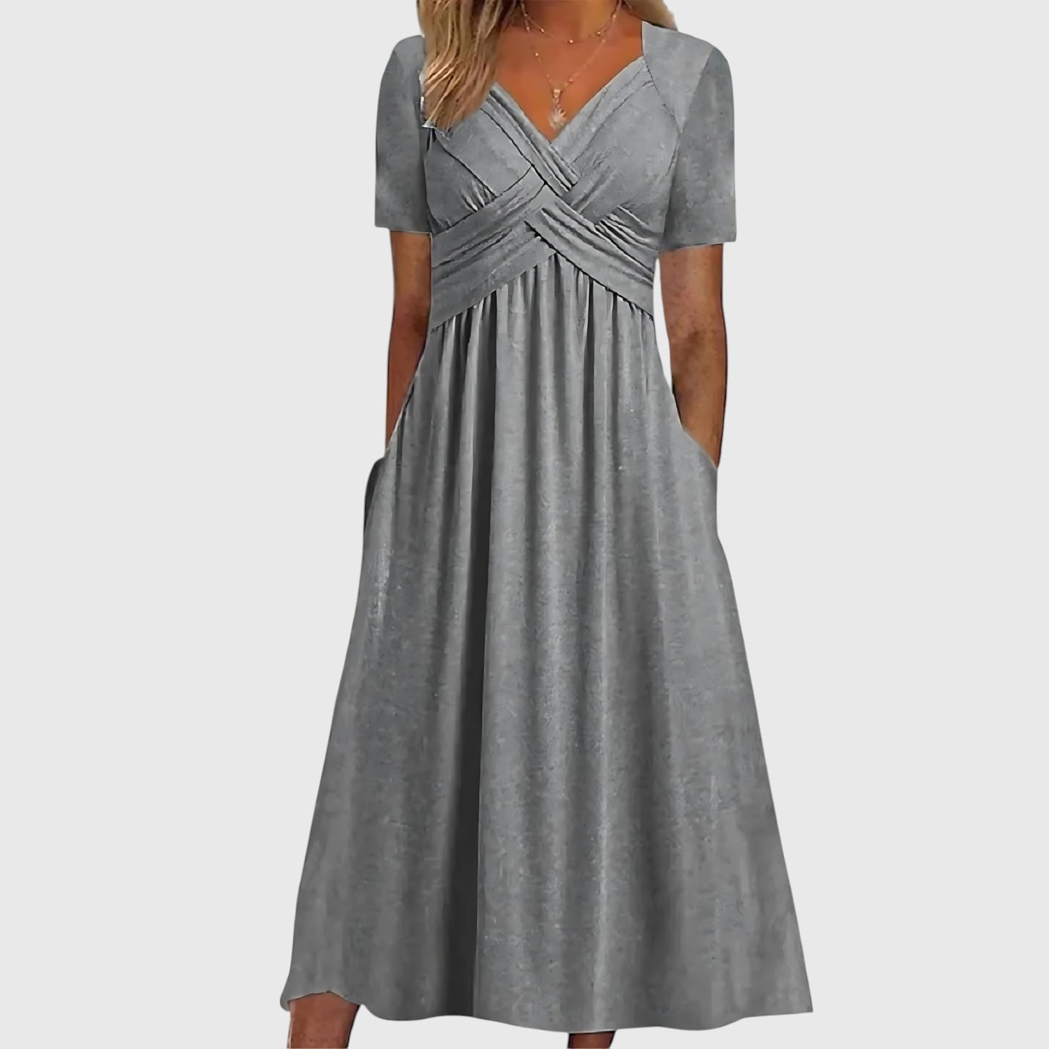 ÉclairNoir™ Robe Midi Sculptante Mirone