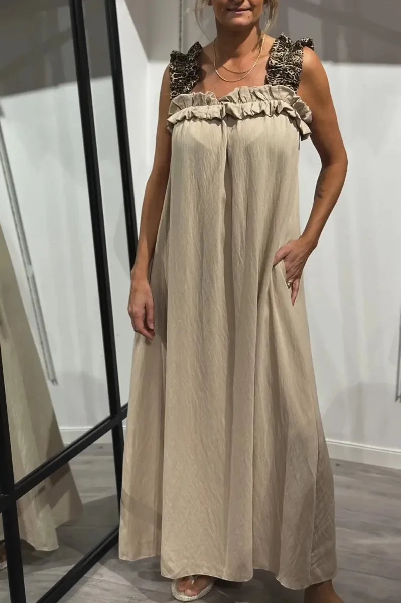 Helen – Robe léopard audacieuse et élégante