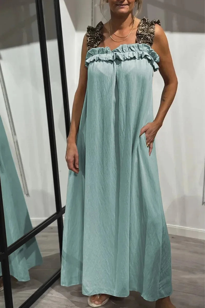 Helen – Robe léopard audacieuse et élégante
