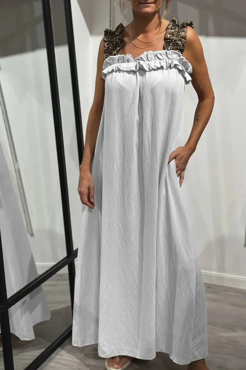 Helen – Robe léopard audacieuse et élégante