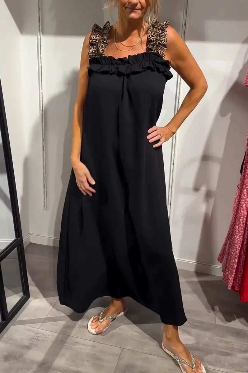 Helen – Robe léopard audacieuse et élégante