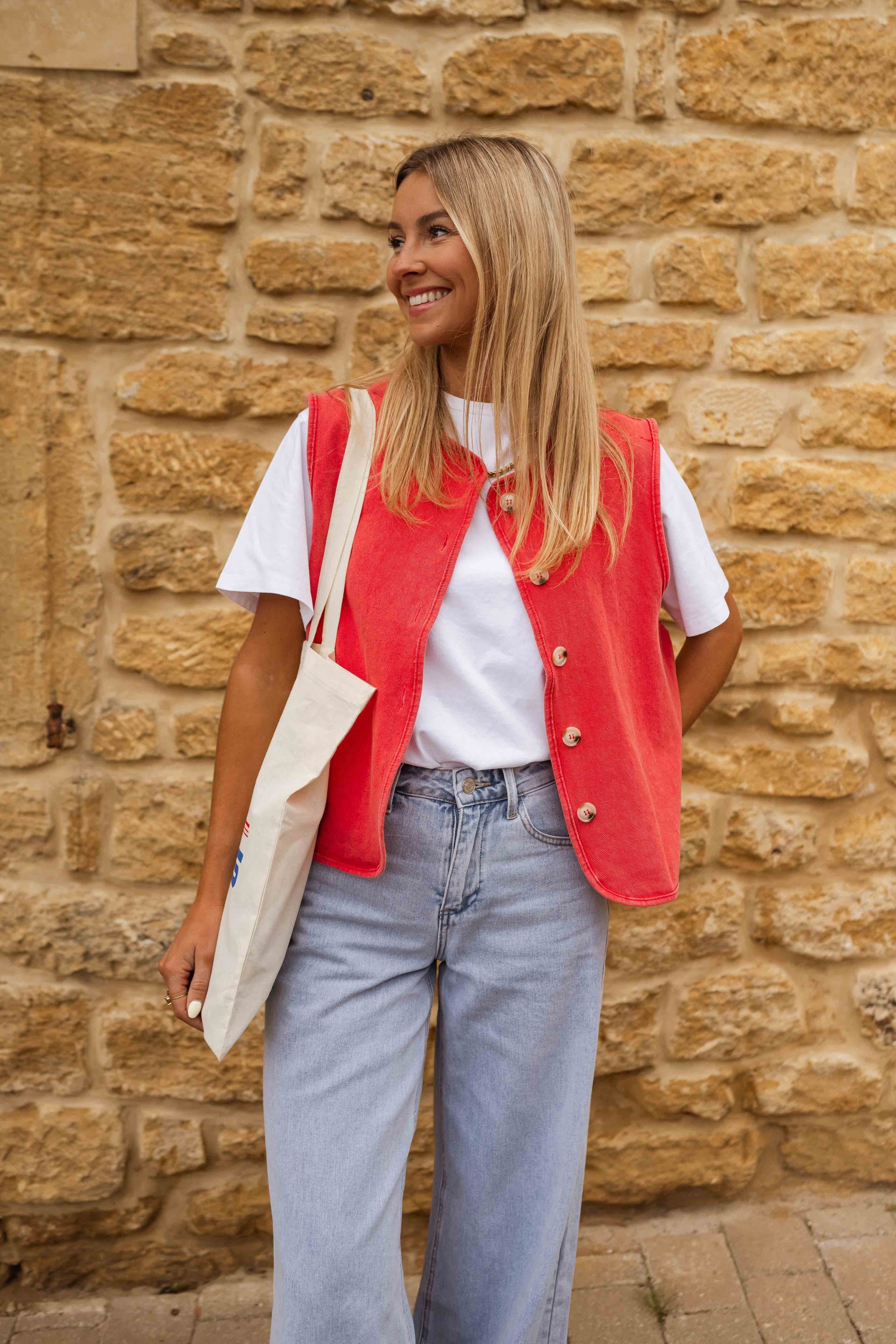Lina™ | Gilet d'été unique au style rétro