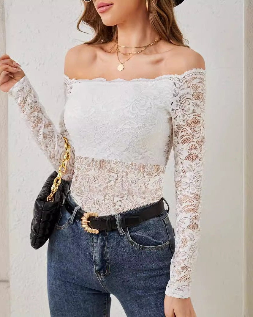 ÉclairNoir Exclusive - Lace Elegance Pullover™ - bluemoonbenelux