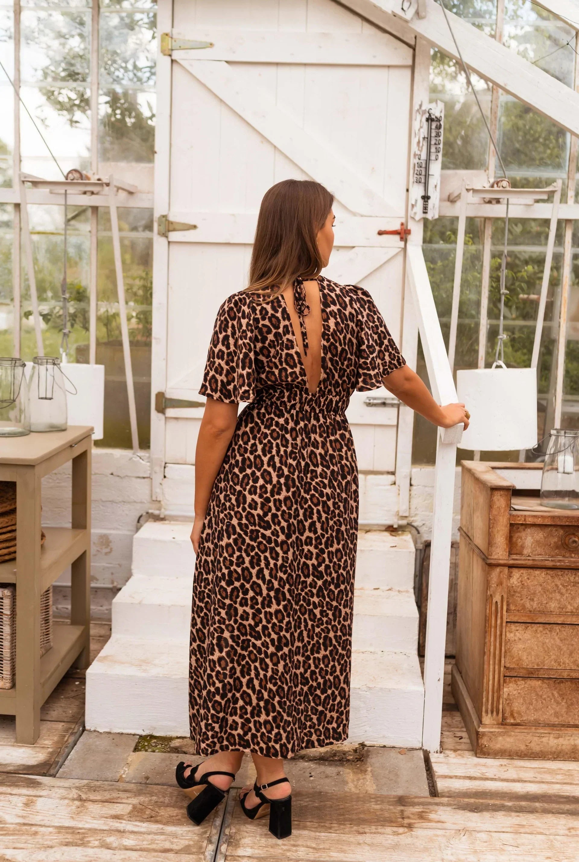 Stella™ | Robe longue imprimé léopard au charme estival