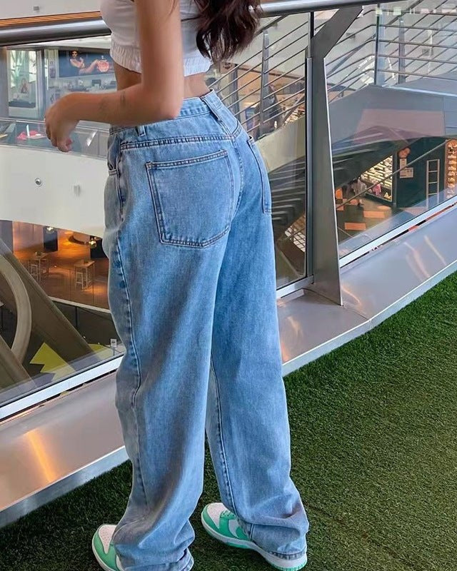 Street Women's Wide Leg Jeans - bluemoonbenelux