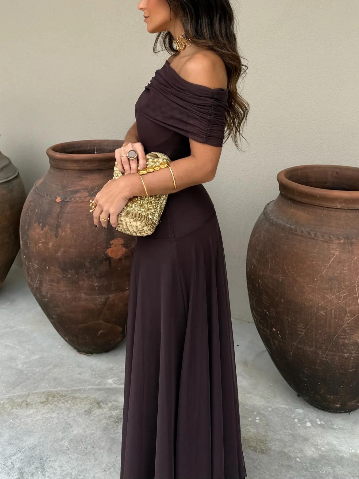 Robe Longue Kiali Noir Sheer™