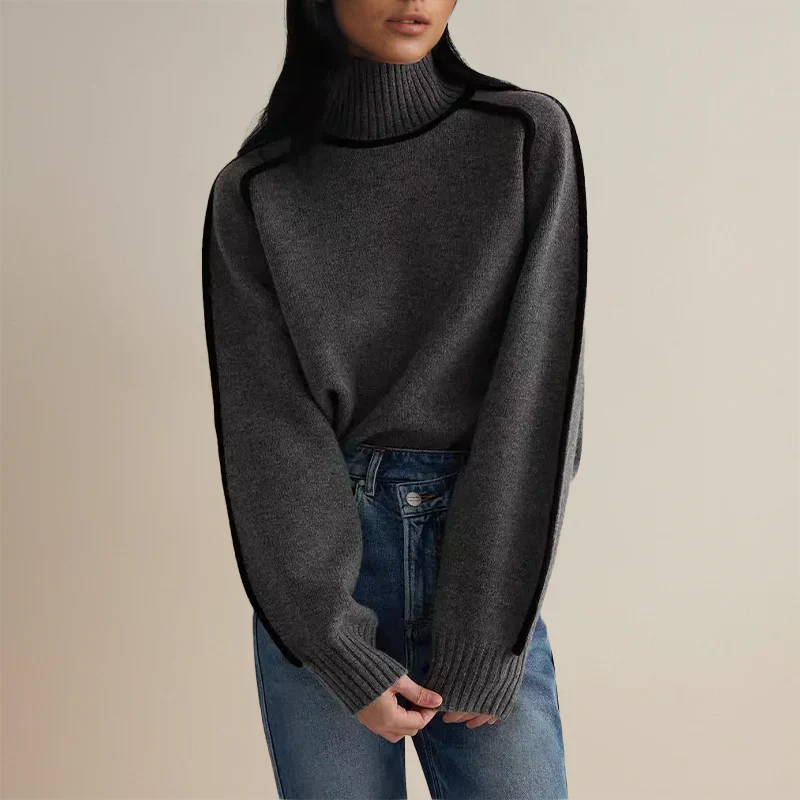 Amanda™ | Pull à col roulé élégant au style intemporel