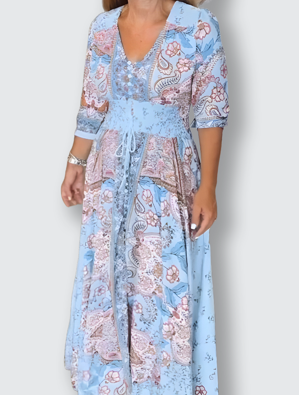 Sarah – Robe élégante aux détails