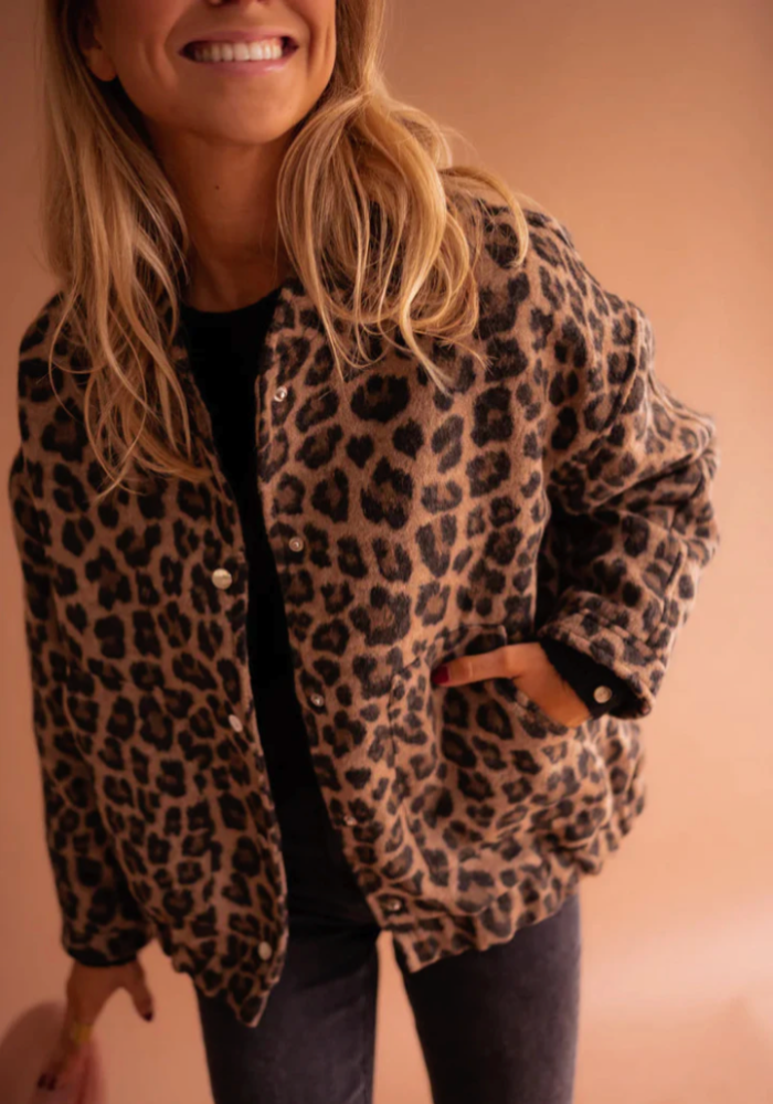 ÉclairNoir™ Veste Bomber Leona