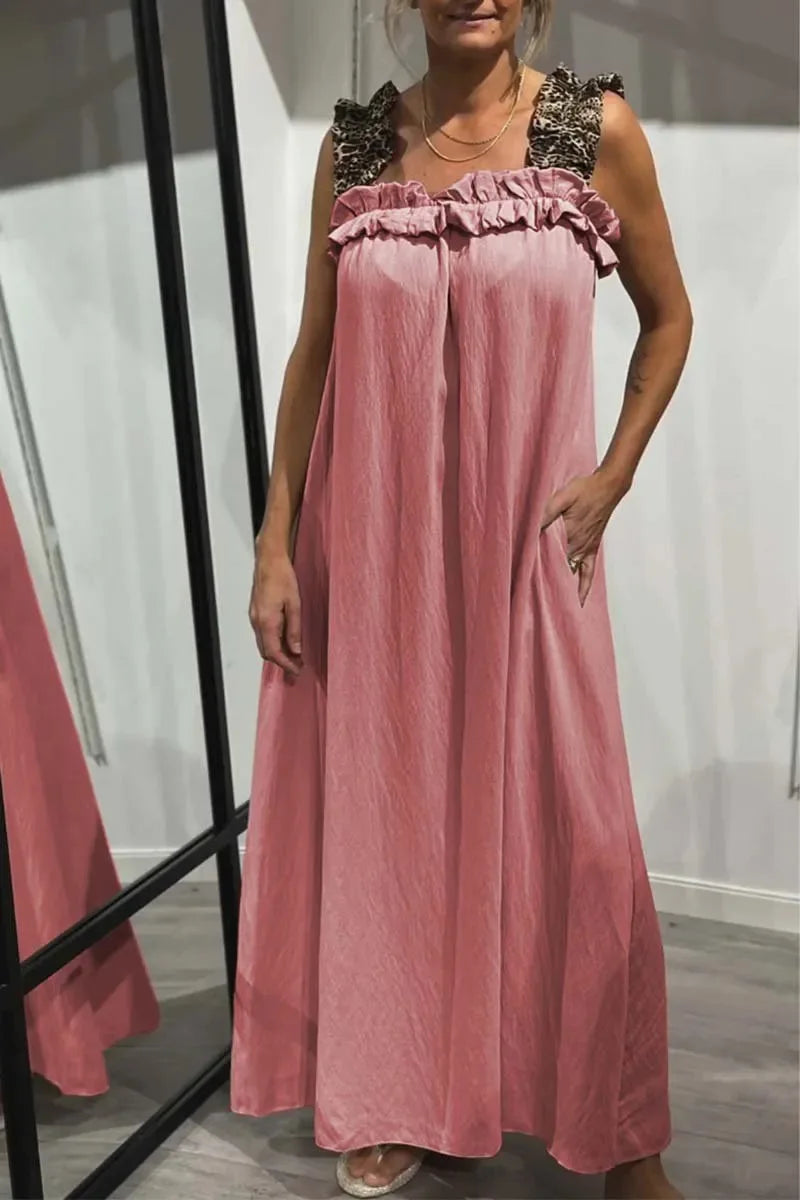 Helen – Robe léopard audacieuse et élégante