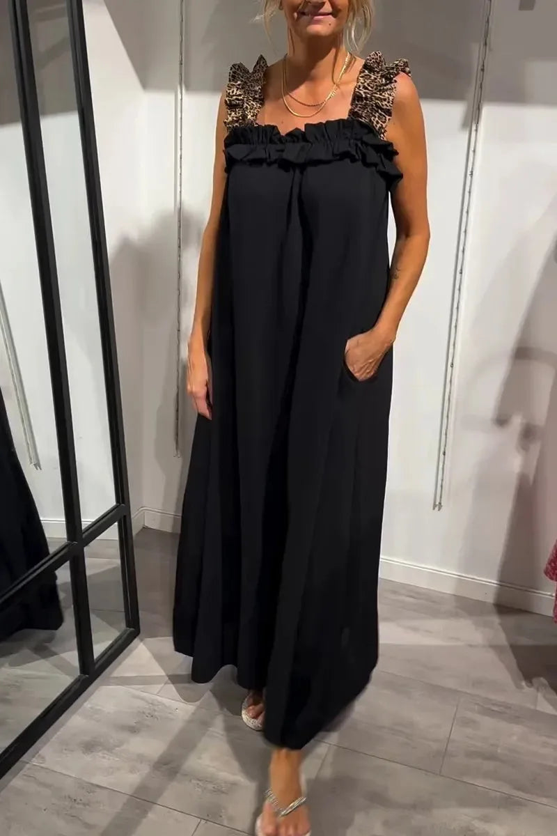 Helen – Robe léopard audacieuse et élégante
