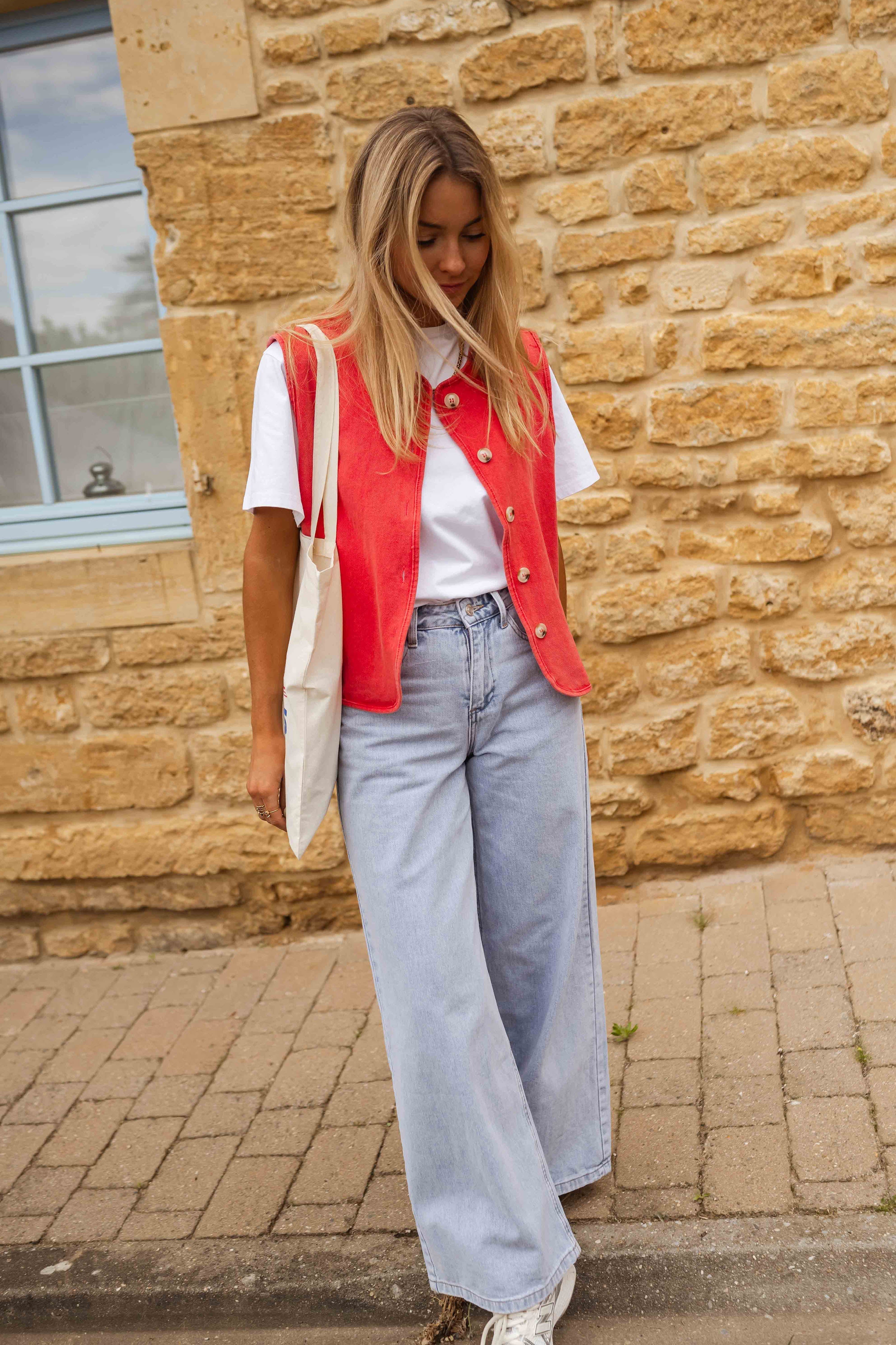 Lina™ | Gilet d'été unique au style rétro