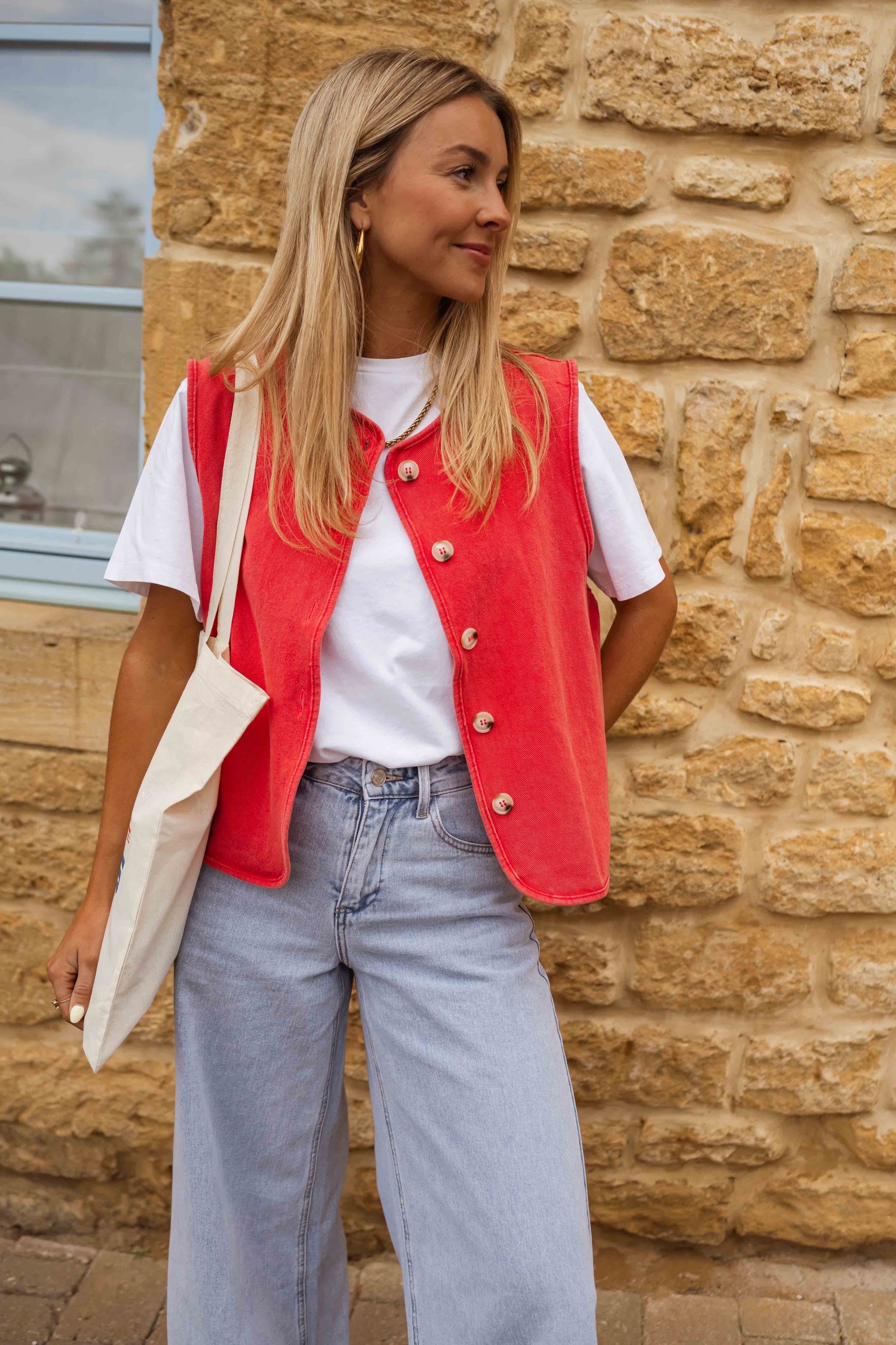 Lina™ | Gilet d'été unique au style rétro